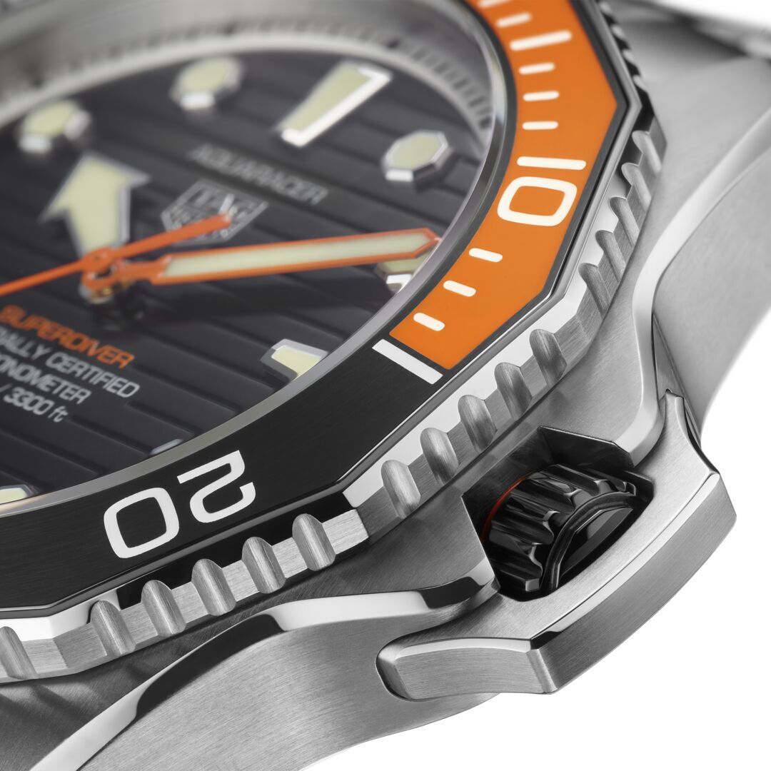 TAG Heuer Aquaracer Automatic Black Dial Titanium Men s Watch WBP5A8A.BF0619
